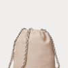 Sacs seau Emmy de taille moyenne en cuir délavé rose clair Ralph Lauren pour femme Sacs seau Emmy de taille moyenne en cuir délavé rose clair Ralph Lauren pour femme