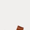 Sandales Andela en cuir de veau bruni pour femme Ralph Lauren marron Sandales Andela en cuir de veau bruni pour femme Ralph Lauren marron
