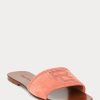 Sandales Andela en daim de veau pour femme Ralph Lauren Rose Sandales Andela en daim de veau pour femme Ralph Lauren Rose