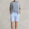 Short bleu à cordon de serrage Ralph Lauren Terry pour homme Short bleu à cordon de serrage Ralph Lauren Terry pour homme