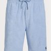 Short bleu à cordon de serrage Ralph Lauren Terry pour homme Short bleu à cordon de serrage Ralph Lauren Terry pour homme