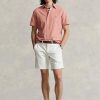 Short chino blanc extensible coupe droite Ralph Lauren pour homme