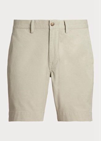 Short chino droit extensible Ralph Lauren kaki pour homme