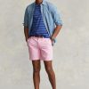 Short chino droit extensible Ralph Lauren rose pour homme Short chino droit extensible Ralph Lauren rose pour homme