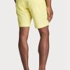 Short chino extensible coupe droite jaune Ralph Lauren pour homme Short chino extensible coupe droite jaune Ralph Lauren pour homme