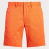 Short chino extensible coupe droite orange Ralph Lauren pour homme Short chino extensible coupe droite orange Ralph Lauren pour homme