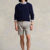 Short chino slim stretch gris Ralph Lauren pour homme