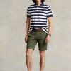 Short chino slim stretch olive Ralph Lauren pour homme Short chino slim stretch olive Ralph Lauren pour homme