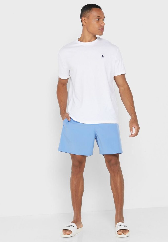 Short de bain bleu essentiel Ralph Lauren pour homme