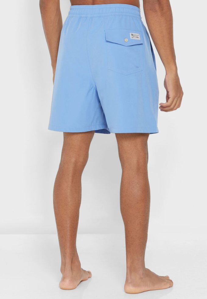 Short de bain bleu essentiel Ralph Lauren pour homme