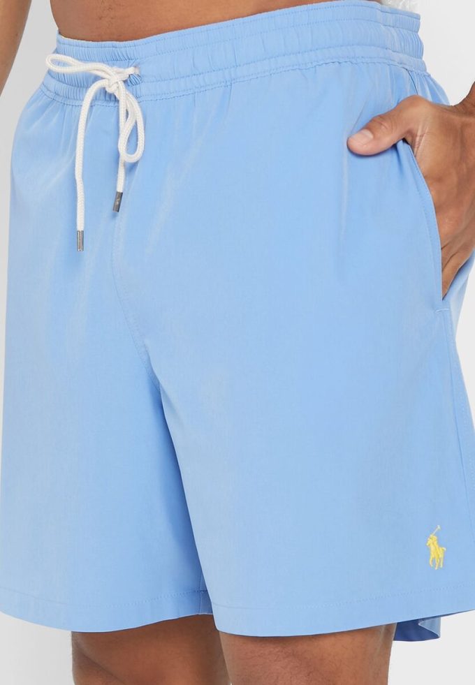 Short de bain bleu essentiel Ralph Lauren pour homme