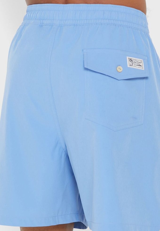 Short de bain bleu essentiel Ralph Lauren pour homme