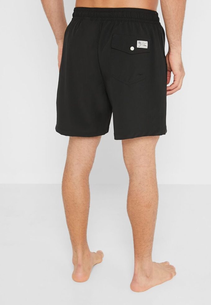 Short de bain noir à cordon de serrage Ralph Lauren pour homme Short de bain noir à cordon de serrage Ralph Lauren pour homme
