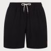 Short de bain noir Ralph Lauren Traveller pour homme Short de bain noir Ralph Lauren Traveller pour homme