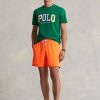 Short de bain orange Ralph Lauren Traveller pour homme Short de bain orange Ralph Lauren Traveller pour homme