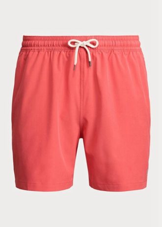Short de bain orange Ralph Lauren Traveller pour homme