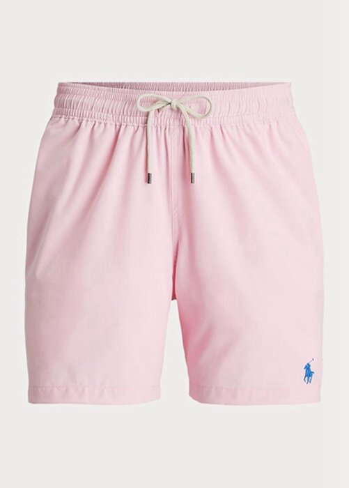 Short de bain rose Ralph Lauren Traveller pour homme Short de bain rose Ralph Lauren Traveller pour homme