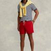 Short de bain rouge Ralph Lauren Traveller pour homme Short de bain rouge Ralph Lauren Traveller pour homme