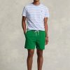 Short de bain vert Ralph Lauren Traveller pour homme
