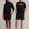 Short en molleton noir Polo Sport Ralph Lauren pour homme Short en molleton noir Polo Sport Ralph Lauren pour homme