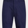 Short en sergé extensible bleu marine Ralph Lauren pour homme, coupe ajustée Short en sergé extensible bleu marine Ralph Lauren pour homme, coupe ajustée