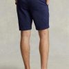 Short en sergé extensible bleu marine Ralph Lauren pour homme, coupe ajustée Short en sergé extensible bleu marine Ralph Lauren pour homme, coupe ajustée