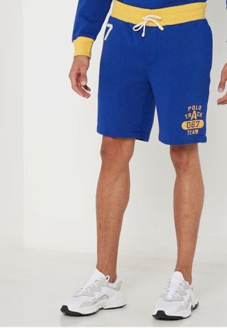 Short essentiel bleu Ralph Lauren pour homme