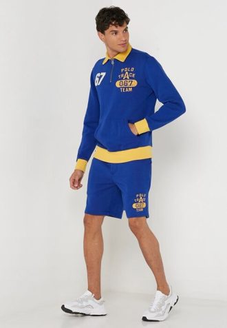 Short essentiel bleu Ralph Lauren pour homme