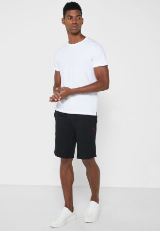 Short essentiel noir Ralph Lauren pour homme