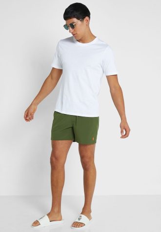 Short essentiel vert Ralph Lauren pour homme