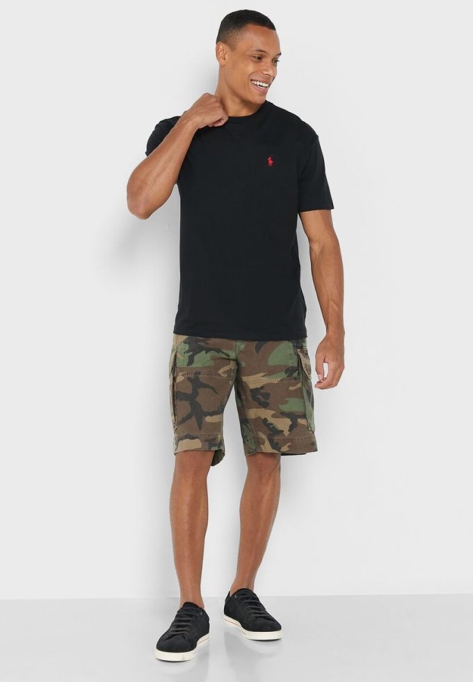 Short imprimé vert Ralph Lauren pour homme Short imprimé vert Ralph Lauren pour homme