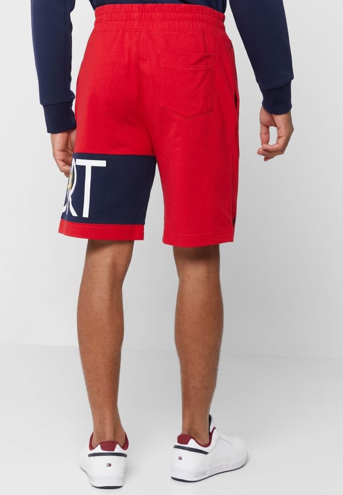 Short rouge à logo Ralph Lauren pour homme Short rouge à logo Ralph Lauren pour homme