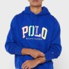 Sweat à capuche bleu avec logo Ralph Lauren pour homme Sweat à capuche bleu avec logo Ralph Lauren pour homme