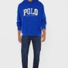 Sweat à capuche bleu avec logo Ralph Lauren pour homme Sweat à capuche bleu avec logo Ralph Lauren pour homme