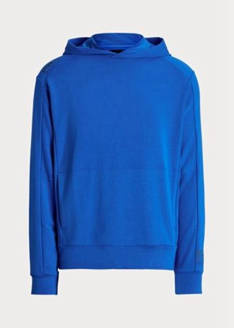 Sweat à capuche bleu en molleton Ralph Lauren pour homme