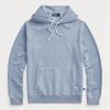 Sweat à capuche bleu en polaire de coton biologique Ralph Lauren pour homme Sweat à capuche bleu en polaire de coton biologique Ralph Lauren pour homme