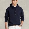 Sweat à capuche double maille bleu marine Ralph Lauren pour homme Sweat à capuche double maille bleu marine Ralph Lauren pour homme