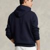 Sweat à capuche double maille bleu marine Ralph Lauren pour homme Sweat à capuche double maille bleu marine Ralph Lauren pour homme