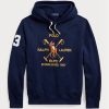 Sweat à capuche en polaire bleu marine Ralph Lauren Big Polo Crest pour homme Sweat à capuche en polaire bleu marine Ralph Lauren Big Polo Crest pour homme