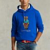 Sweat à capuche en polaire bleu Polo Bear Ralph Lauren pour homme Sweat à capuche en polaire bleu Polo Bear Ralph Lauren pour homme