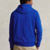 Sweat à capuche en polaire bleu Ralph Lauren Big Polo Crest pour homme Sweat à capuche en polaire bleu Ralph Lauren Big Polo Crest pour homme