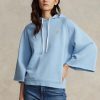 Sweat à capuche en polaire bleu Ralph Lauren pour femme Sweat à capuche en polaire bleu Ralph Lauren pour femme