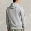 Sweat à capuche en polaire gris Ralph Lauren Polo Sport pour homme