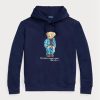Sweat à capuche en polaire Polo Bear Ralph Lauren bleu marine pour homme Sweat à capuche en polaire Polo Bear Ralph Lauren bleu marine pour homme