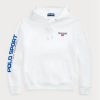 Sweat à capuche en polaire Polo Sport blanc Ralph Lauren pour homme Sweat à capuche en polaire Polo Sport blanc Ralph Lauren pour homme