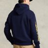 Sweat à capuche en polaire Polo Sport Ralph Lauren bleu marine pour homme