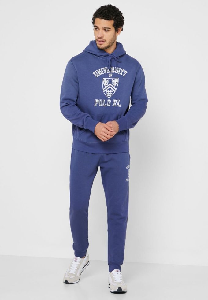 Sweat à capuche essentiel Ralph Lauren bleu marine pour homme Sweat à capuche essentiel Ralph Lauren bleu marine pour homme