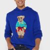 Sweat à capuche graphique bleu Ralph Lauren pour homme Sweat à capuche graphique bleu Ralph Lauren pour homme