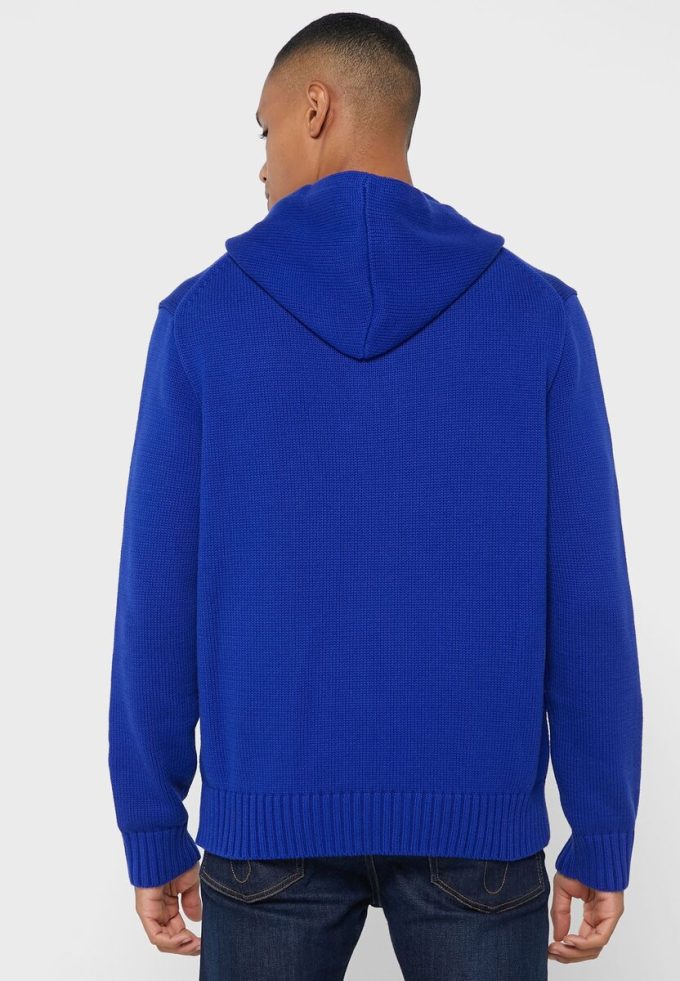 Sweat à capuche graphique bleu Ralph Lauren pour homme Sweat à capuche graphique bleu Ralph Lauren pour homme