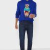 Sweat à capuche graphique bleu Ralph Lauren pour homme Sweat à capuche graphique bleu Ralph Lauren pour homme
